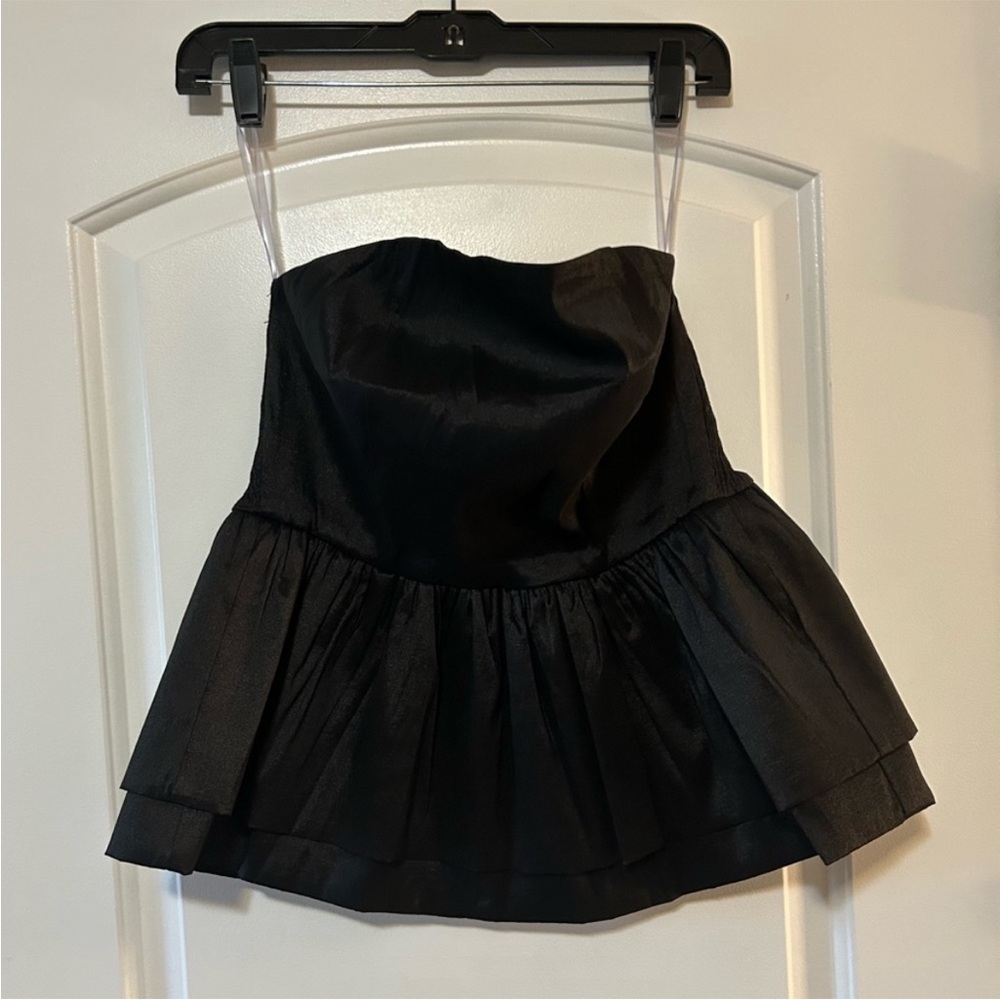 Peplum Tube Top